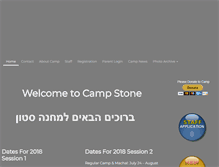 Tablet Screenshot of campstone.org